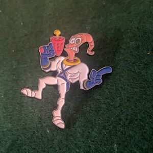 Earthworm Warrior Figure Enamel Lapel Pin ( 79)